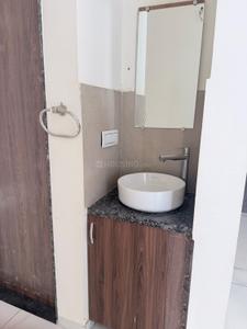 Bathroom Image of 824 Sq.ft 3 BHK Apartment / Flat for sale in Ashwamegh Elite, Sargasan Gandhinagar for Rs. 7900000
