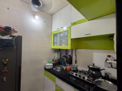 Kitchen Image of 610 Sq.ft 1 BHK Apartment / Flat for sale in Raikar Amrut Dham, Rabale Navi Mumbai for Rs. 7800000