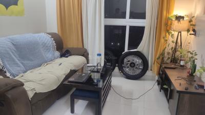 Living Room Image of 650 Sq.ft 1 BHK Apartment / Flat for rent in Sheth Avante, Kanjurmarg West Mumbai for Rs. 47000