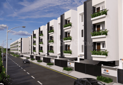 Image of 1170 Sq.ft 2 BHK Apartment / Flat for sale in Kundrathur, Chennai for Rs. 7300000