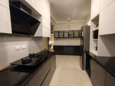 Kitchen Image of 1955 Sq.ft 3 BHK Apartment / Flat for rent in L And T Raintree Boulevard, Sahakara Nagar Bengaluru for Rs. 118000