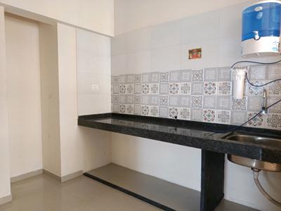 Kitchen Image of 660 Sq.ft 1 BHK Apartment / Flat for rent in AGN The Mpire Shivneri, Fursungi Pune for Rs. 14000
