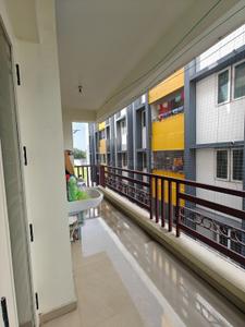 Balcony Image of 1600 Sq.ft 3 BHK Apartment / Flat for rent in Millennial City, Thudiyalur Coimbatore for Rs. 30000