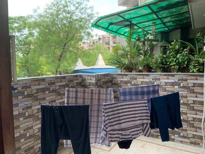 Balcony Image of 1850 Sq.ft 3 BHK Apartment / Flat for rent in Vishnu Garden New Delhi for Rs. 50000