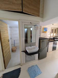 Kitchen Image of 1100 Sq.ft 2 BHK Apartment / Flat for sale in Shyamal Ahmedabad for Rs. 6000000