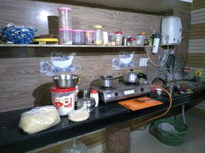 Kitchen Image of 450 Sq.ft 1 BHK Builder Floor for rent in Sector 3 Faridabad for Rs. 9000
