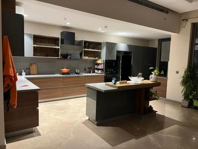 Kitchen Image of 4700 Sq.ft 4 BHK Apartment / Flat for rent in Gulshan Dynasty, Sector 144 Noida for Rs. 300000