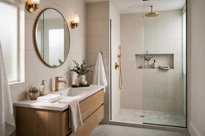 Bathroom Image of 150 Sq.ft 1 BHK Independent House for rent in Dilsukh Nagar Hyderabad for Rs. 6500