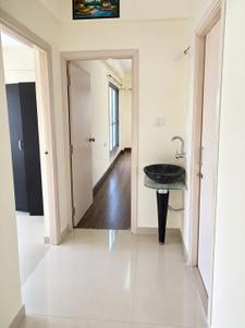 Hall Image of 850 Sq.ft 2 BHK Apartment / Flat for rent in Poddar Palm Greens, Makarba Ahmedabad for Rs. 24000
