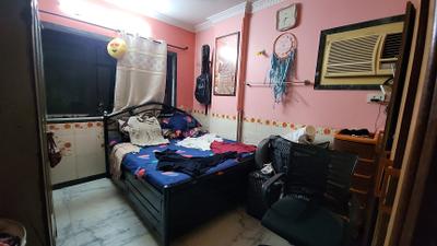 Bedroom Image of 555 Sq.ft 1 BHK Apartment / Flat for rent in Implosion CHS, Chedda Nagar Mumbai for Rs. 39000