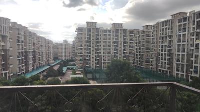 Balcony Image of 1050 Sq.ft 2 BHK Apartment / Flat for rent in Nyati Elan, Wagholi Pune for Rs. 27000