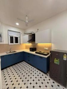 Kitchen Image of 750 Sq.ft 1 BHK Apartment / Flat for rent in Ramkrishna Apartments, Mansarovar Jaipur for Rs. 11000