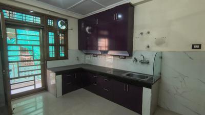 Kitchen Image of 650 Sq.ft 1 BHK Builder Floor for rent in Rajpur New Delhi for Rs. 15000