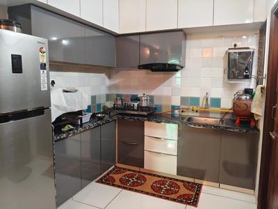 Kitchen Image of 1215 Sq.ft 2 BHK Apartment / Flat for sale in Tragad Ahmedabad for Rs. 6600000