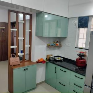 Kitchen Image of 1024 Sq.ft 2 BHK Apartment / Flat for rent in Rama Queensland, Moshi Pune for Rs. 25000