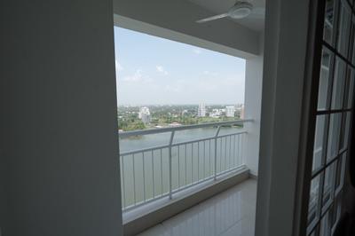 Balcony Image of 2500 Sq.ft 4 BHK Apartment / Flat for rent in Panampilly Nagar Kochi for Rs. 80000