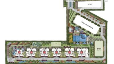 Floor Plan Image of 2550 Sq.ft 3 BHK Apartment / Flat for sale in Smartworld Sky Arc, Sector 69 Gurgaon for Rs. 50000000