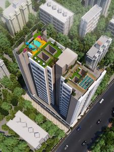 Image of 708 Sq.ft 1 BHK Apartment / Flat for sale in Pushpak Pride, Pushpak Nagar, Navi Mumbai for Rs. 4600000