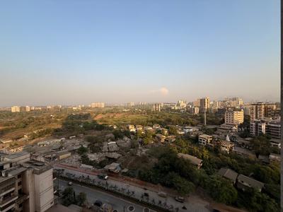 Balcony Image of 950 Sq.ft 2 BHK Apartment / Flat for rent in Tharwani Majestic Towers Phase I, Kalyan West Kalyan for Rs. 30500