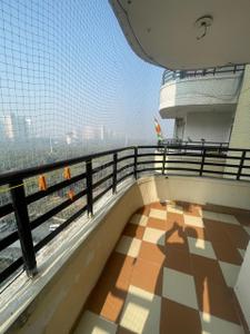 Balcony Image of 1100 Sq.ft 2 BHK Apartment / Flat for rent in Stellar MI Citihomes, Omicron III Greater Noida for Rs. 20000