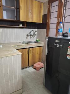 Kitchen Image of 350 Sq.ft 1 RK Builder Floor for rent in Green Park Extension New Delhi for Rs. 30000