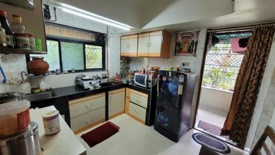 Kitchen Image of 655 Sq.ft 1.5 BHK Apartment / Flat for sale in Krishna kamal, Nerul Navi Mumbai for Rs. 12000000