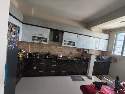 Kitchen Image of 1750 Sq.ft 3 BHK Apartment / Flat for rent in Janhavi Enclave, Bommanahalli Bengaluru for Rs. 70000