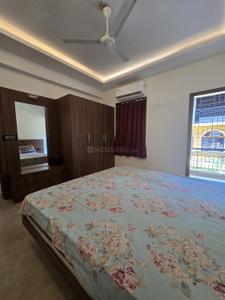 Bedroom Image of 720 Sq.ft 1 BHK Apartment / Flat for rent in Candolim Goa for Rs. 30000