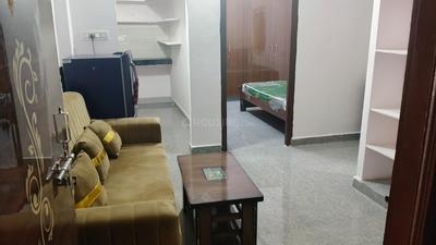 Bedroom Image of 650 Sq.ft 1 BHK Apartment / Flat for rent in Madhapur Hyderabad for Rs. 24000