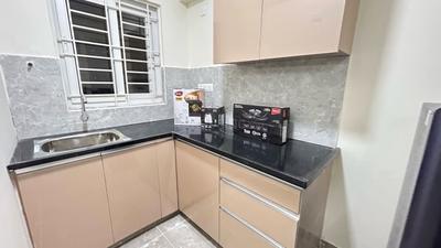 Kitchen Image of 600 Sq.ft 1 BHK Builder Floor for rent in Whitefield Bengaluru for Rs. 26000