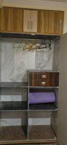 Kitchen Image of 450 Sq.ft 1 BHK Apartment / Flat for rent in Rajpur Khurd Extension New Delhi for Rs. 18000
