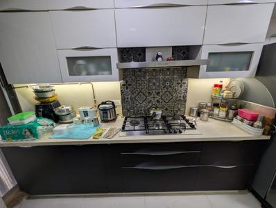 Kitchen Image of 1125 Sq.ft 3 BHK Apartment / Flat for sale in Veena Crest, Andheri West Mumbai for Rs. 46000000