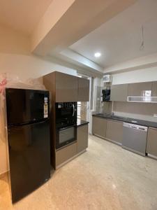 Kitchen Image of 3000 Sq.ft 3 BHK Apartment / Flat for rent in Green Lotus Saksham, Nabha Zirakpur for Rs. 40000