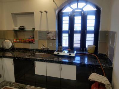Kitchen Image of 500 Sq.ft 1 BHK Builder Floor for rent in Kudi Bhagtasni Housing Board Jodhpur for Rs. 13000