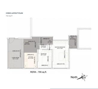 Image of 901 Sq.ft 3 BHK Apartment / Flat for sale in Sajay Shree Suryodaya, Ghatkopar East, Mumbai for Rs. 27500000