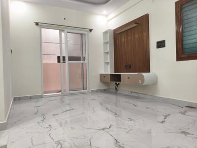 Living Room Image of 550 Sq.ft 1 BHK Builder Floor for rent in HSR Layout Bengaluru for Rs. 28000