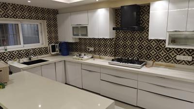 Kitchen Image of 1640 Sq.ft 3 BHK Apartment / Flat for sale in Shekhar Shehnai Residency, L I G Colony Indore for Rs. 13500000