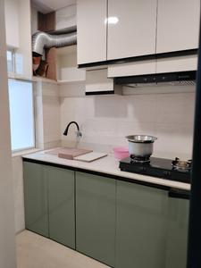 Kitchen Image of 1400 Sq.ft 3 BHK Apartment / Flat for rent in Unimark Springfield Elite I, Rajarhat Kolkata for Rs. 35000
