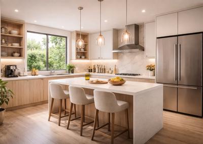 Kitchen Image of 1925 Sq.ft 4 BHK Villa for sale in Patia Bhubaneswar for Rs. 12512000
