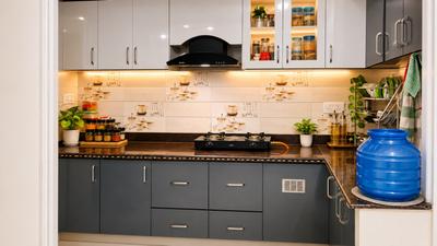 Kitchen Image of 1100 Sq.ft 2 BHK Builder Floor for rent in Kanker Khera Meerut for Rs. 12500