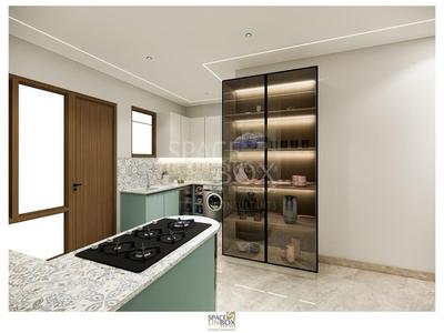 Kitchen Image of 5800 Sq.ft 5 BHK Apartment / Flat for sale in Ambience Lagoon, DLF Phase 3 Gurgaon for Rs. 109000000