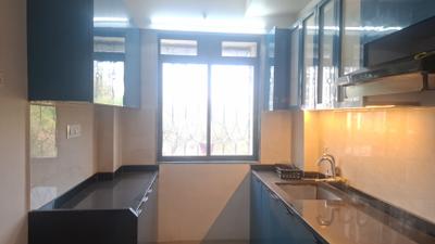 Kitchen Image of 845 Sq.ft 2 BHK Apartment / Flat for rent in Lodha Paradise, Thane West Thane for Rs. 37000
