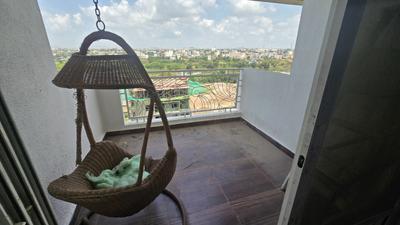 Balcony Image of 1700 Sq.ft 3 BHK Apartment / Flat for rent in Ishwar River Residency, Chikhali Pune for Rs. 31000