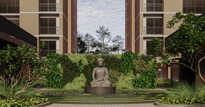 Image of 1353 Sq.ft 2 BHK Apartment / Flat for sale in Rameshwaram Ivaan, Palanpur, Surat for Rs. 5543000