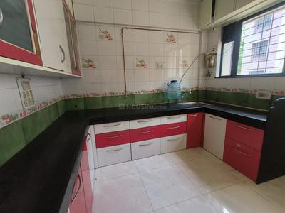 Kitchen Image of 600 Sq.ft 1 BHK Apartment / Flat for rent in Warje Pune for Rs. 20000