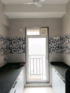 Kitchen Image of 650 Sq.ft 1 BHK Apartment / Flat for rent in Raunak Bliss, Kasarvadavali Thane for Rs. 26092