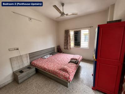 Bedroom Image of 2000 Sq.ft 3 BHK Penthouse for sale in  Gangotri Apartments, Vastrapur Ahmedabad for Rs. 9500000