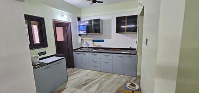 Kitchen Image of 2555 Sq.ft 4 BHK Apartment / Flat for rent in Swagat Agacia, Sargasan Gandhinagar for Rs. 45000