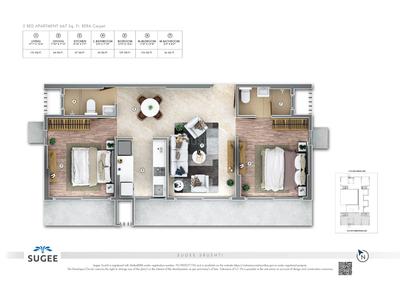 Image of 700 Sq.ft 2 BHK Apartment / Flat for sale in Sugee Srushti, Dadar East, Mumbai for Rs. 39600000