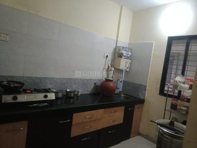 Kitchen Image of 601 Sq.ft 1 BHK Apartment / Flat for sale in Jay Bhawani Kamdhenu Flora, Saphale Mumbai for Rs. 2450000